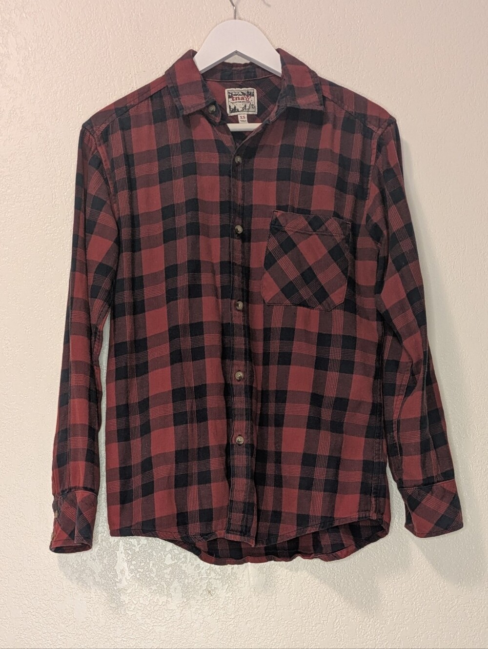 Tna (Aritzia) Boyfriend Fit Button-Up Shirt
